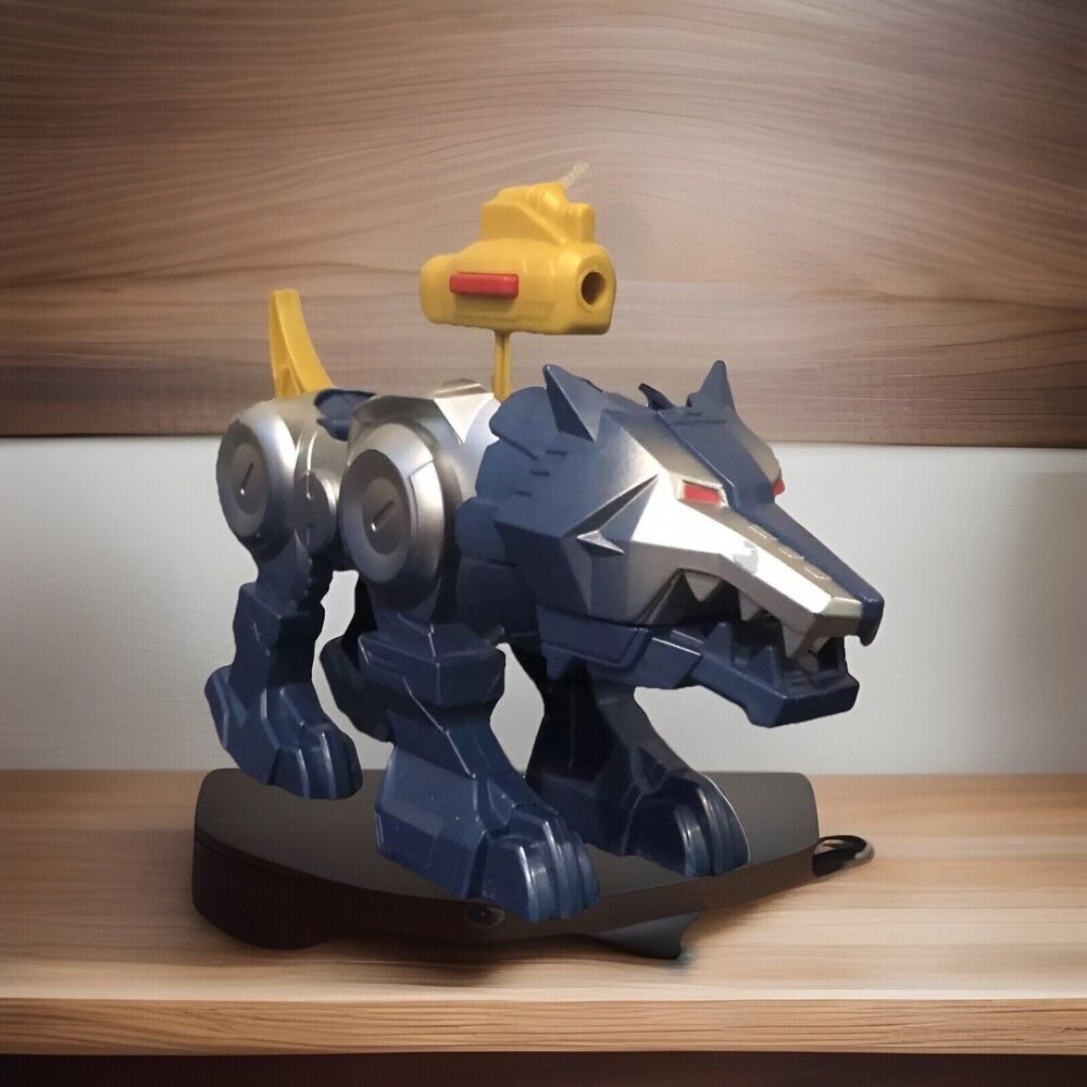 Power Rangers Playskool Heroes Wolf Zord Toy Silver Ranger Wild Force Hasbro